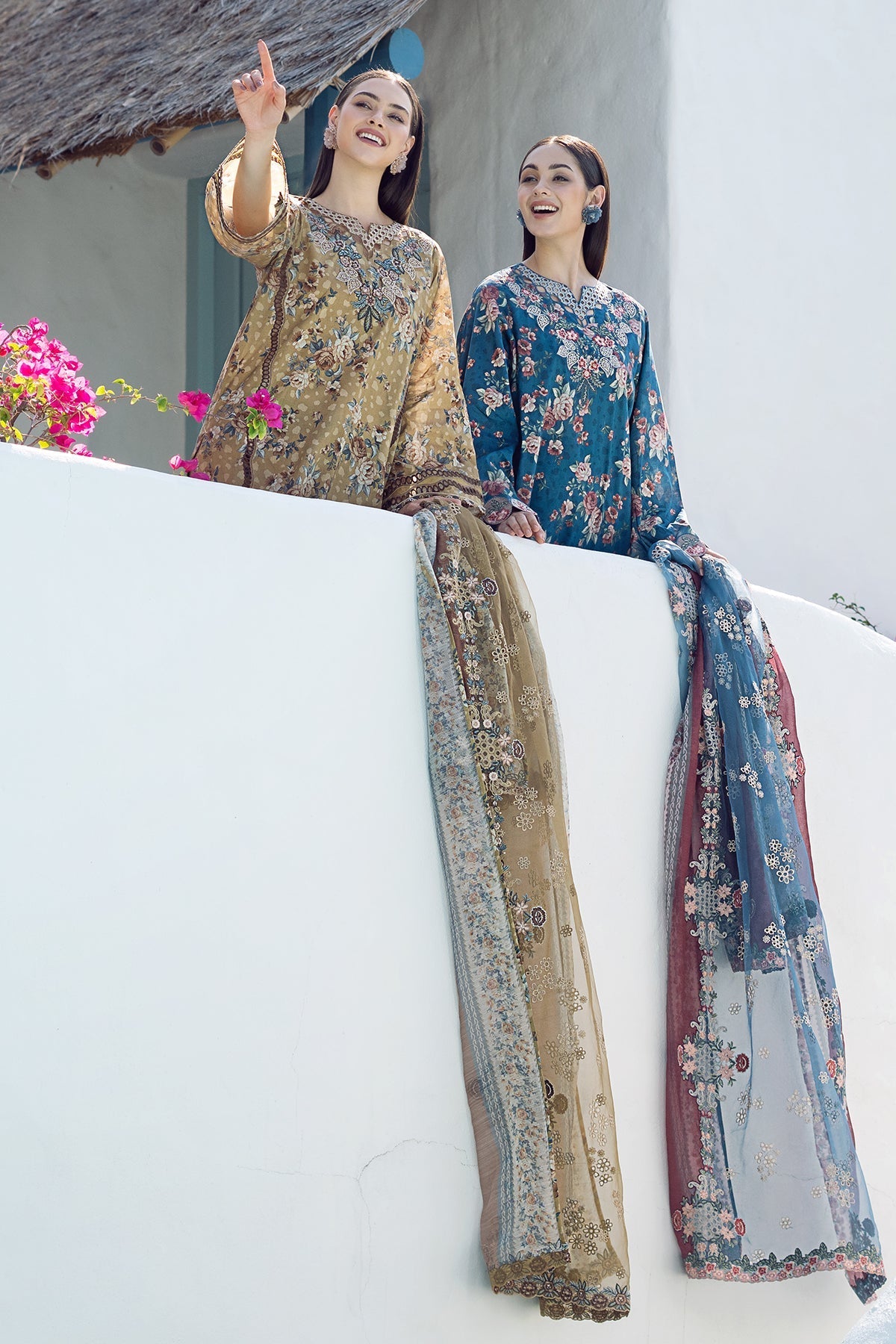 BAROQUE | EMBROIDERED PRINTED LAWN UF-553