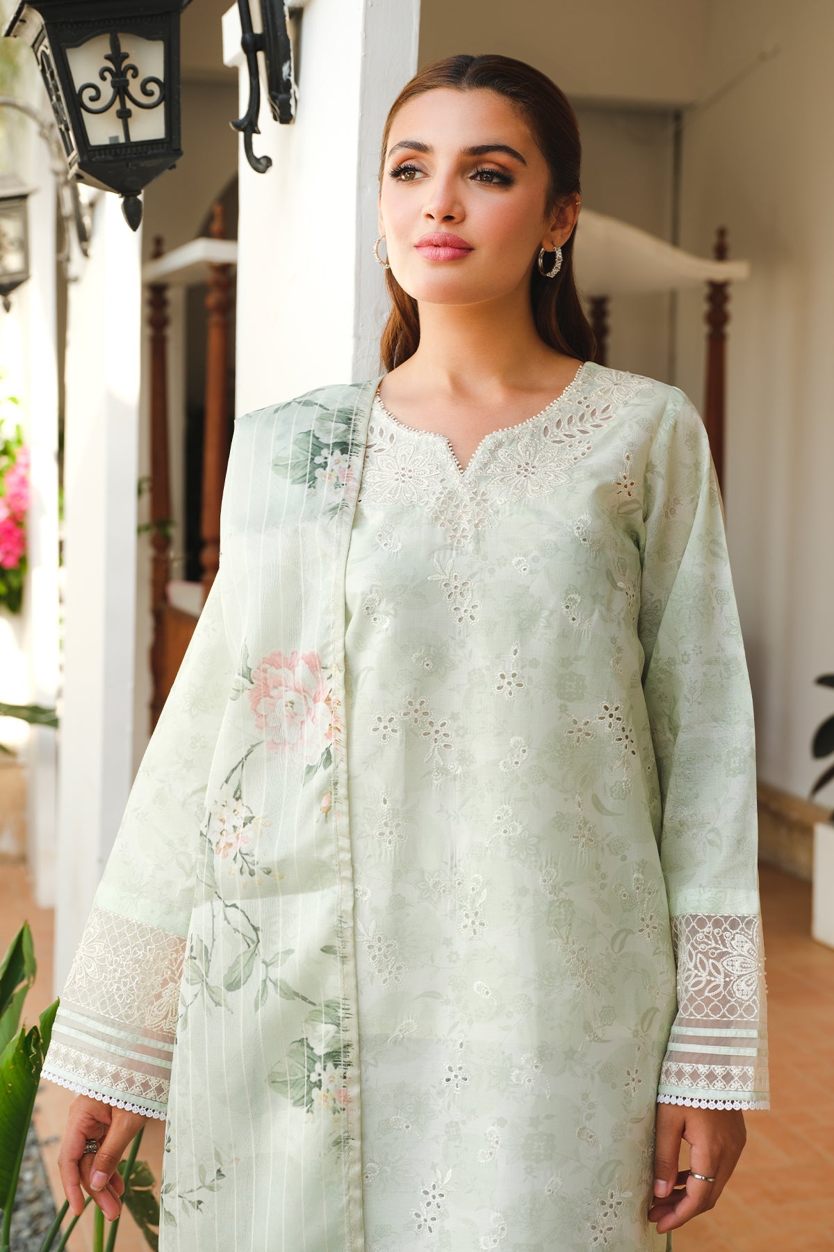 BAROQUE | EMBROIDERED PRINTED LAWN UF-659