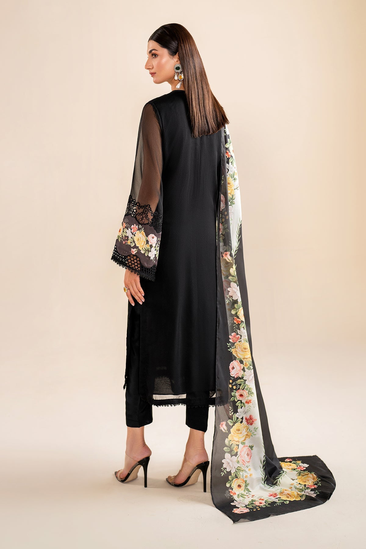 BAROQUE | EMBROIDERED CHIFFON UF-615