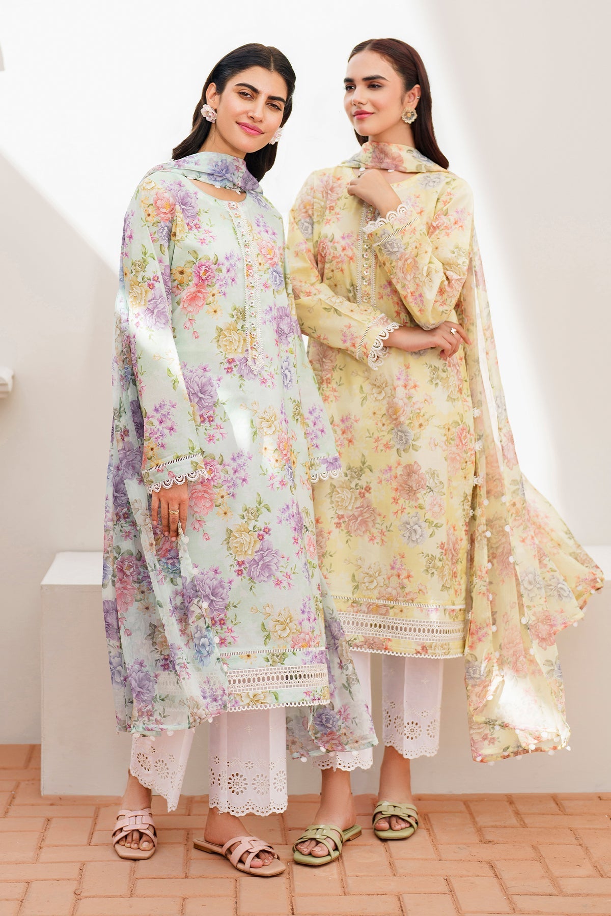 BAROQUE | EMBROIDERED PRINTED LAWN UF-631