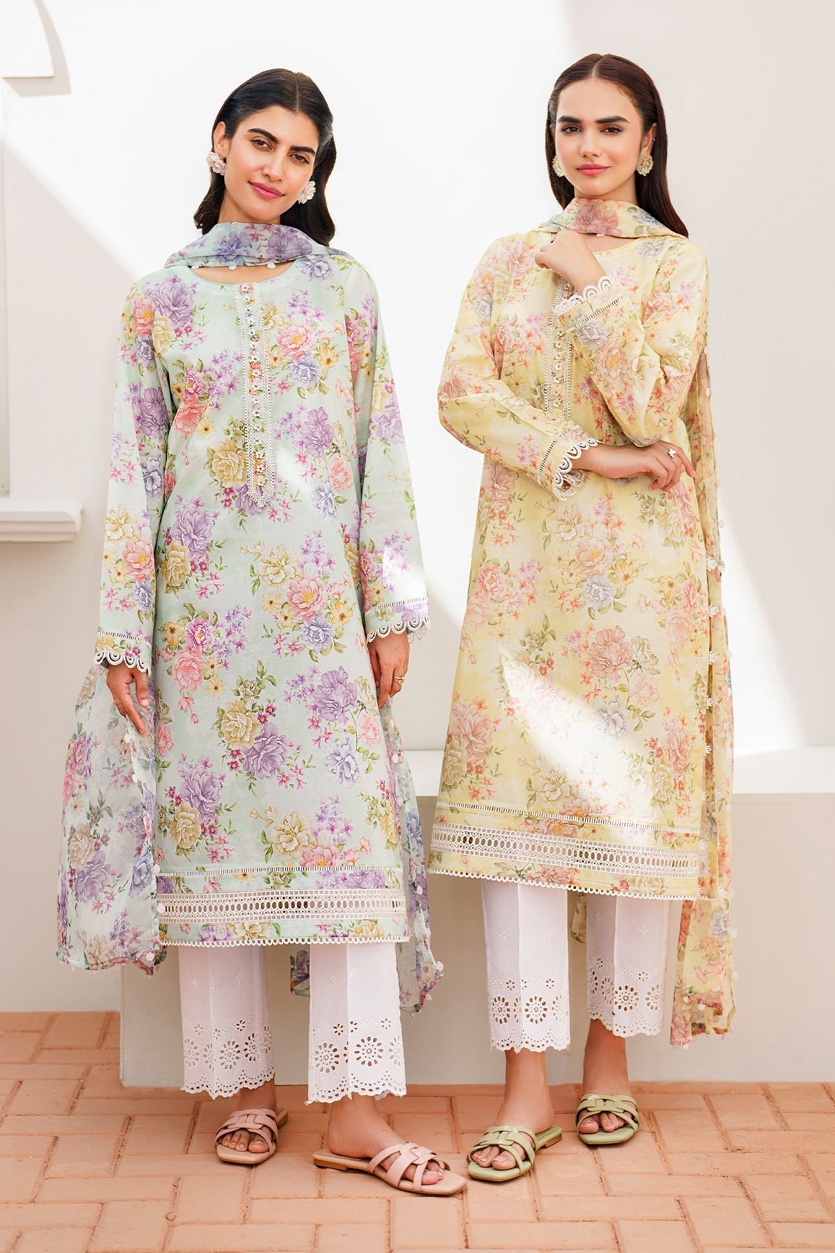 BAROQUE | EMBROIDERED PRINTED LAWN UF-631