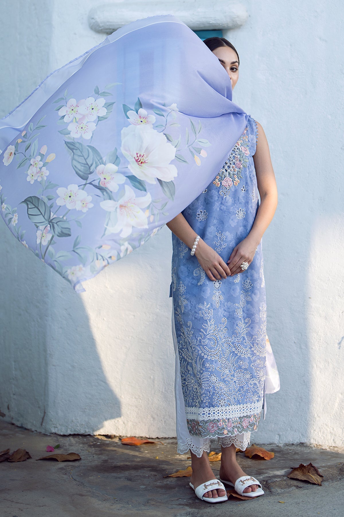 BAROQUE | EMBROIDERED PRINTED LAWN UF-559