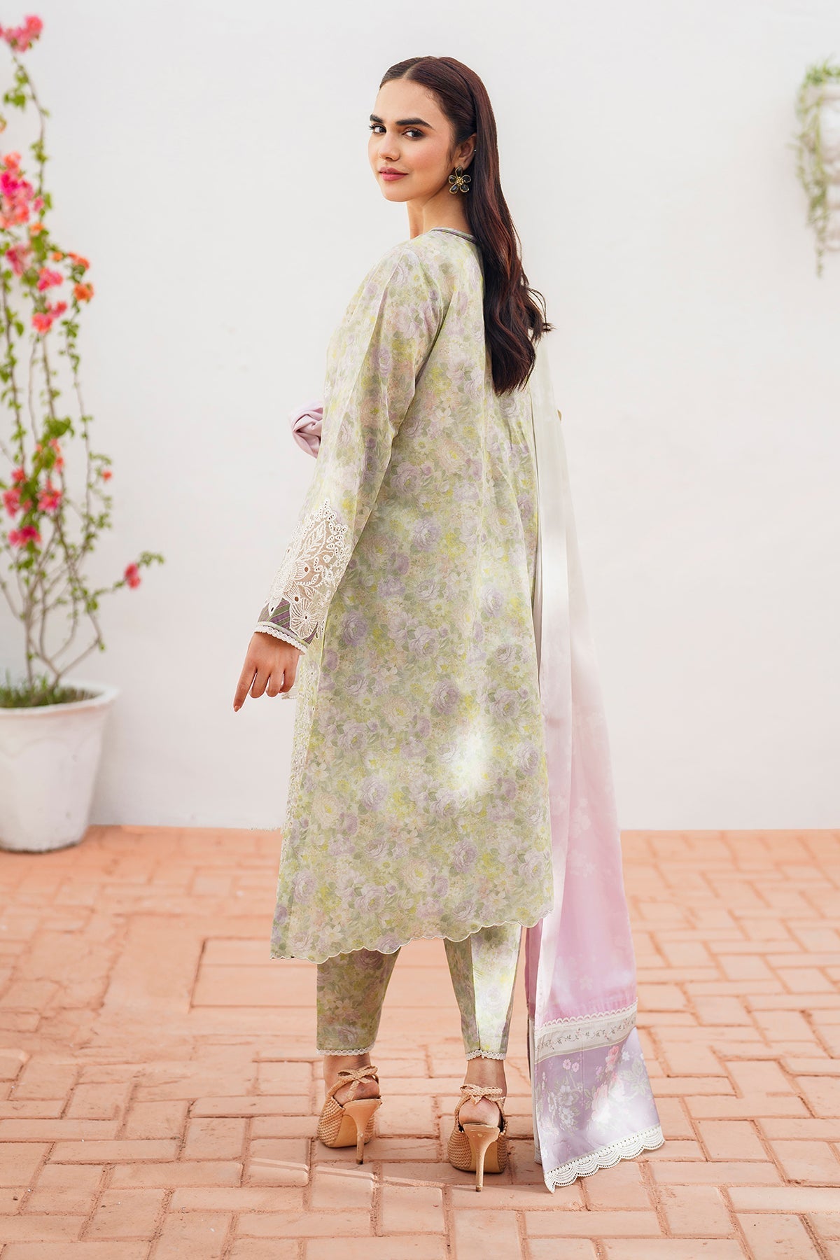 BAROQUE | EMBROIDERED PRINTED LAWN UF-634