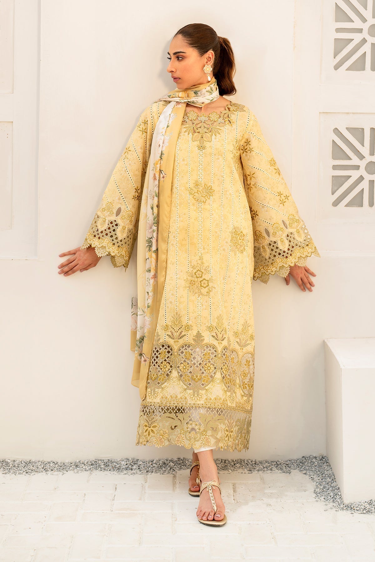 BAROQUE | EMBROIDERED  LAWN UF-670