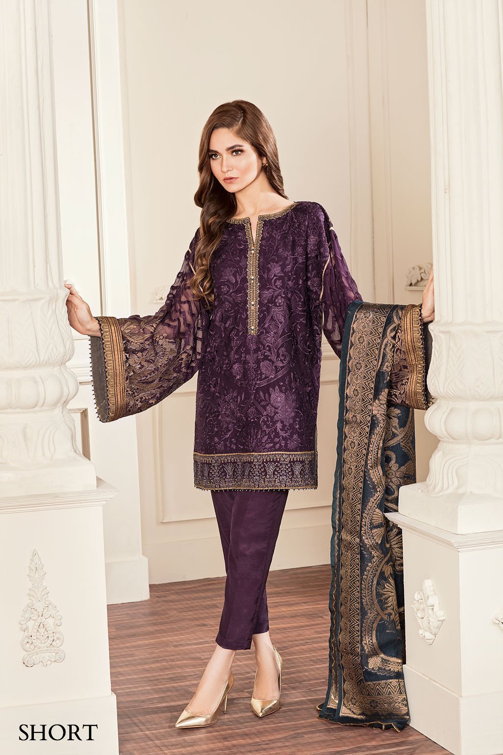 BAROQUE | EMBROIDERED CHIFFON CH05-10