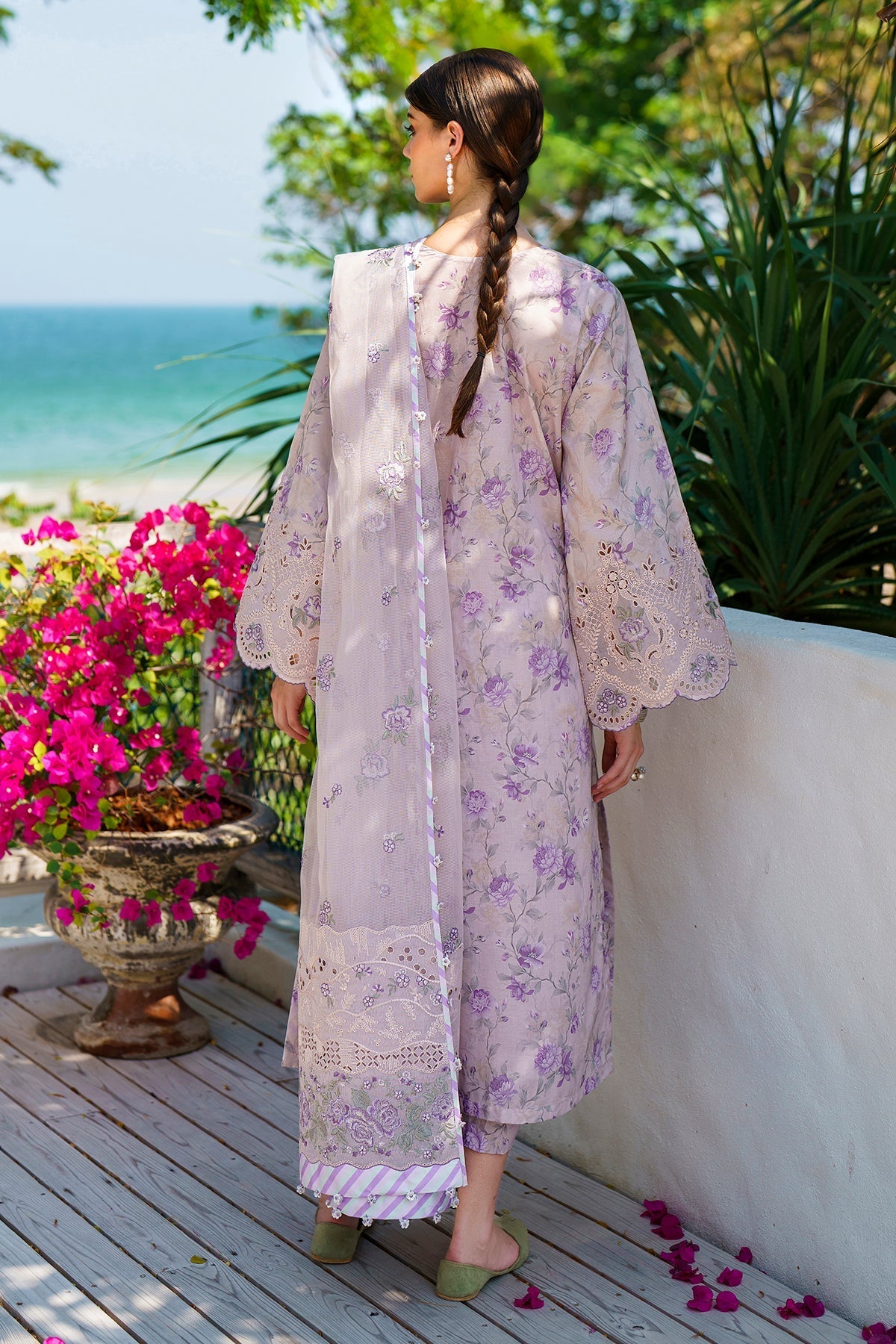 BAROQUE | EMBROIDERED PRINTED LAWN UF-566