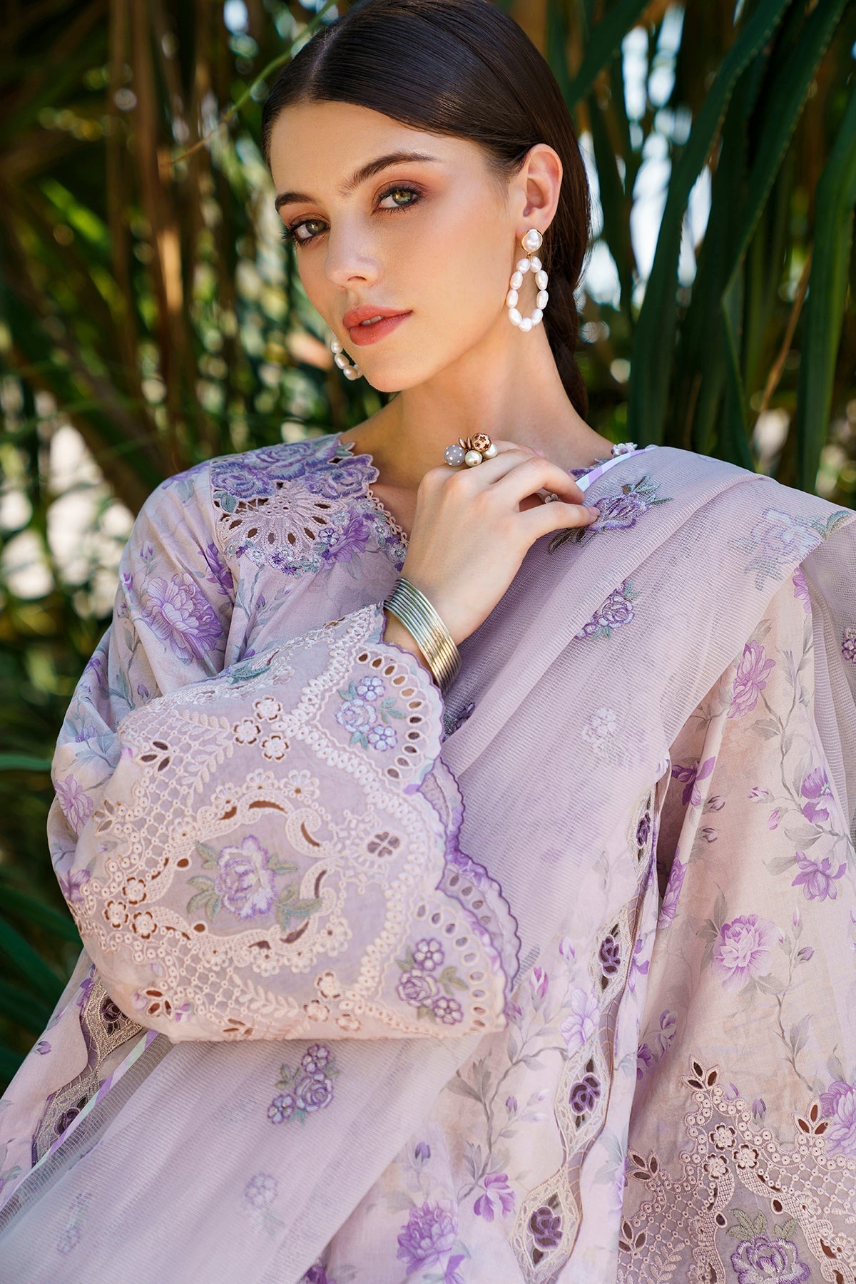 BAROQUE | EMBROIDERED PRINTED LAWN UF-566