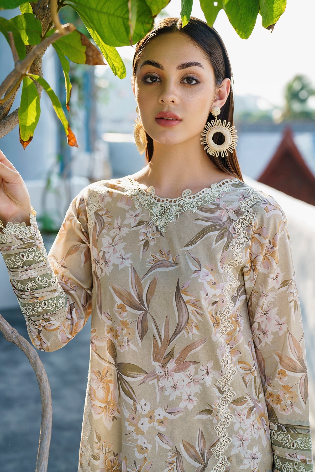 BAROQUE | EMBROIDERED PRINTED LAWN UF-568