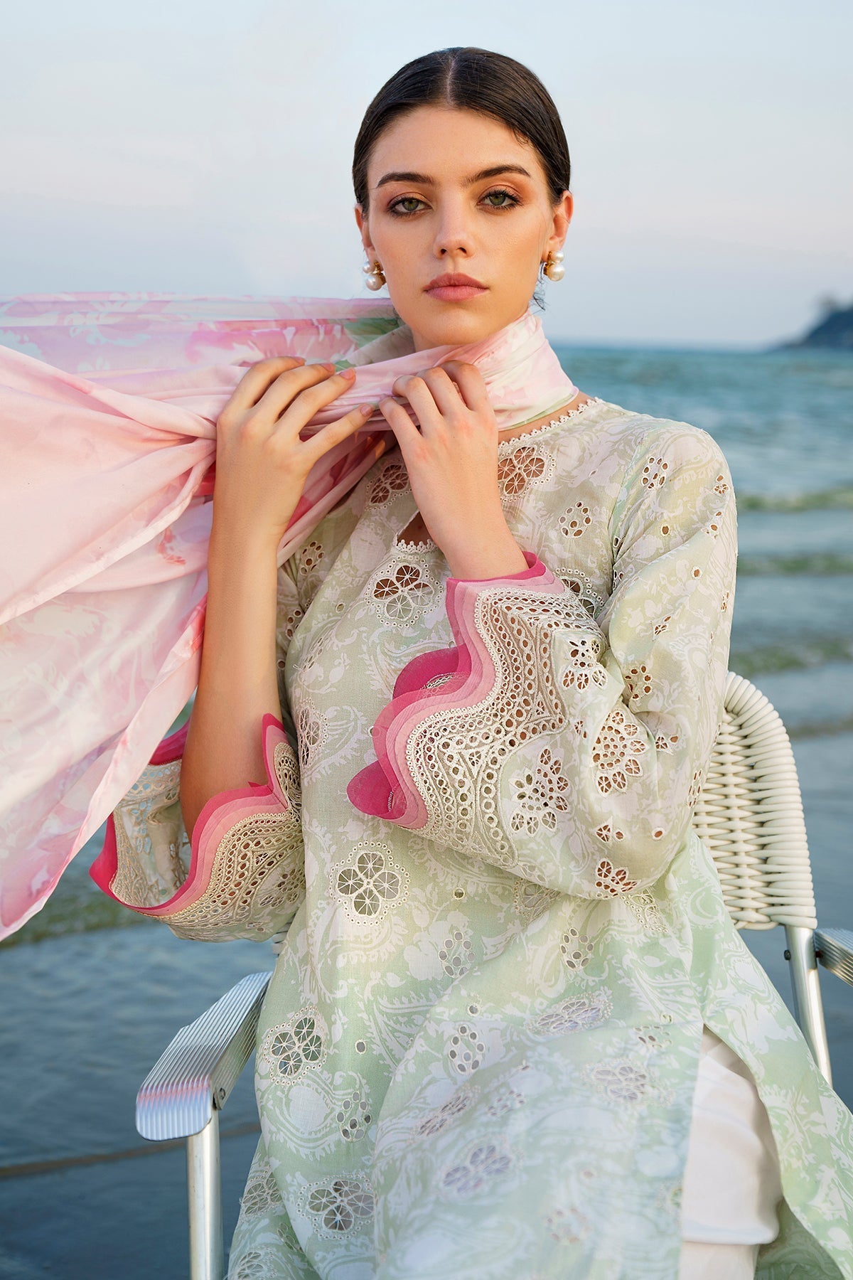 BAROQUE | EMBROIDERED PRINTED LAWN UF-569