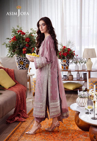 Asim Jofa | Uraan | AJUR-02 EMBROIDERED LAWN 3 PCS