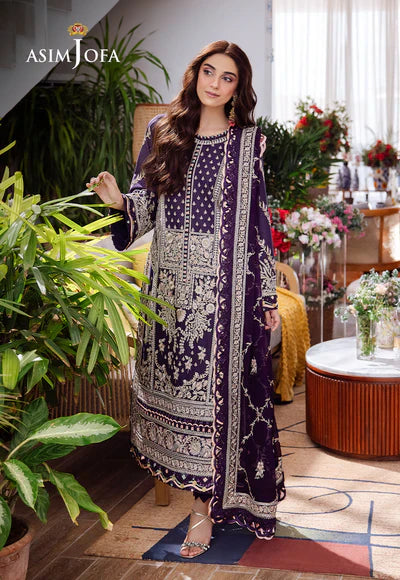 Asim Jofa | Uraan | AJUR-05 EMBROIDERED LAWN 3 PCS