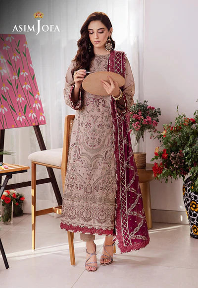 Asim Jofa | Uraan | AJUR-10 EMBROIDERED LAWN 3 PCS