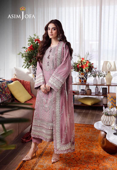 Asim Jofa | Uraan | AJUR-02 EMBROIDERED LAWN 3 PCS