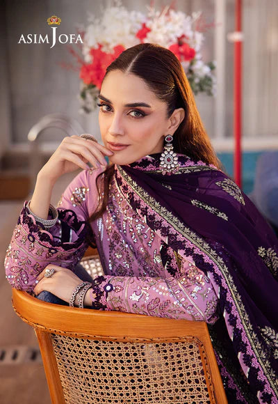 Asim Jofa | Uraan | AJUR-03 EMBROIDERED LAWN 3 PCS