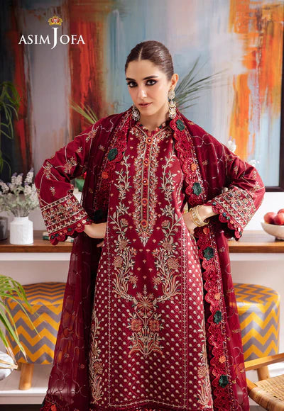 Asim Jofa | Uraan | AJUR-04 EMBROIDERED LAWN 3 PCS