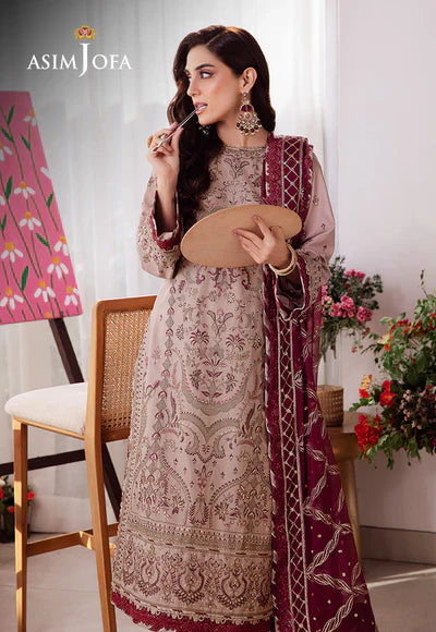 Asim Jofa | Uraan | AJUR-10 EMBROIDERED LAWN 3 PCS