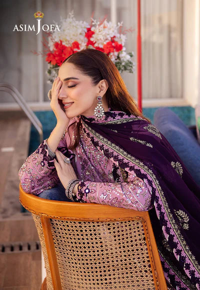 Asim Jofa | Uraan | AJUR-03 EMBROIDERED LAWN 3 PCS