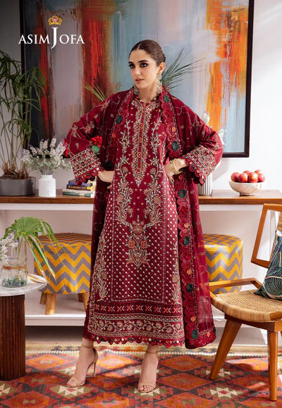 Asim Jofa | Uraan | AJUR-04 EMBROIDERED LAWN 3 PCS