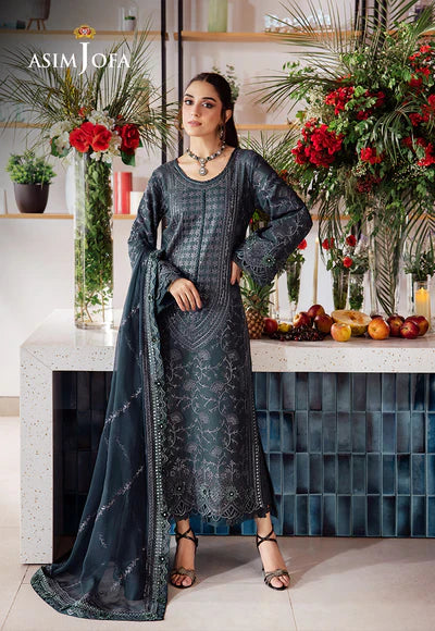 Asim Jofa | Uraan | AJUR-01 EMBROIDERED LAWN 3 PCS