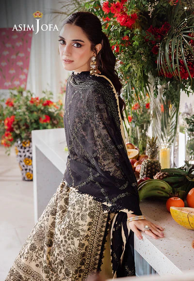 Asim Jofa | Uraan | AJUR-09 EMBROIDERED LAWN 3 PCS