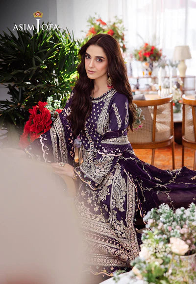 Asim Jofa | Uraan | AJUR-05 EMBROIDERED LAWN 3 PCS