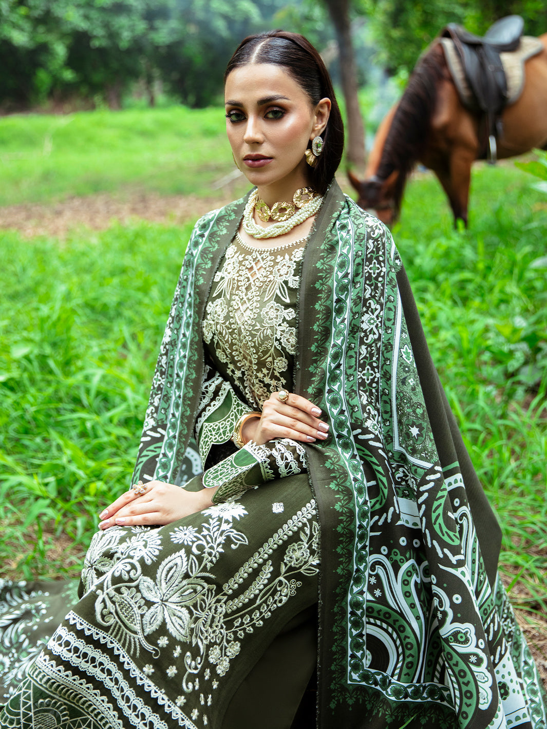 Mahnur | Hazel Winter Collection | Sage